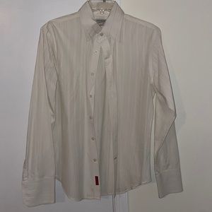 Mens white dress shirt